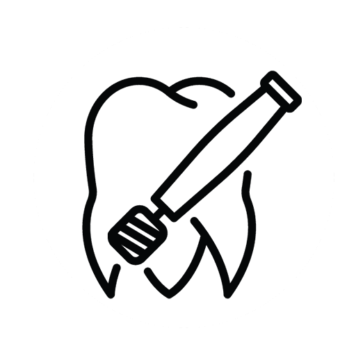 an icon with a tooth